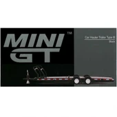 Nessiworld Mini GT 1/64 Car Hauler Trailer Black MGTAC19 thumbnail 5