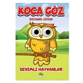 Nessiworld Koca Göz Sevimli Hayvanlar Boyama Kitabı - 2