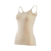 3 Adet Yıldız Bayan Likralı Biyeli İp Askılı Atlet Ten 2172 thumbnail 2