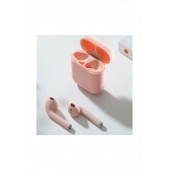 İnpods 12 Tws Dokunmatik Bluetooth Kulaklık Pembe - 5