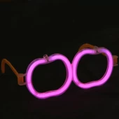 Glow  Elma Gözlük - Glow Partisi Gözlüğü - Glow Stick Gözlük 12 Adet - 2