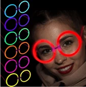 Glow  Yulak Gözlük - Glow Partisi Gözlükleri - Glow Stick Gözlük 12 Adet - 2