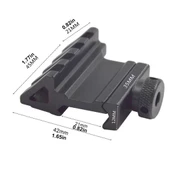 Taktik 45 Derece Açı Ofset Yan Adaptörü Rts 20mm Picatinny Ray - 2