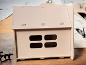 ED PET DİZAYN Caramel 30x50 Kedi Köpek Evi , Latte Renk ,Yıkanabilir Kumaş Minderi Ile Beraber - 3