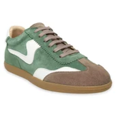 MAMMAMİA D24KA-395 İNCE TABAN DERİ SNEAKERS KADIN AYAKKABI - 4