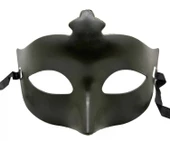 Haki Yeşil Renk Masquerade Kostüm Partisi Venedik Balo Maskesi - 1