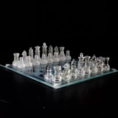 Glass Chess Cam Satranç Takımı (35 Cm X 35 Cm) thumbnail 3