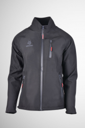 Kocmen Erkek Kapüşonsuz Softshell Su Ve Rüzgar Geçirmez Cep Detaylı Içi Polar Mont K0628 - Siyah thumbnail 1