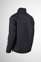 Kocmen Erkek Kapüşonsuz Softshell Su Ve Rüzgar Geçirmez Cep Detaylı Içi Polar Mont K0628 - Siyah thumbnail 3