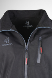 Kocmen Erkek Kapüşonsuz Softshell Su Ve Rüzgar Geçirmez Cep Detaylı Içi Polar Mont K0628 - Siyah thumbnail 4