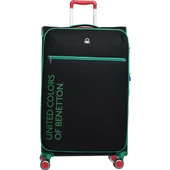Benetton 14bnt2100-01-s Trolley 70 Cm Siyah Büyük Boy Valiz thumbnail 1