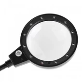 12 Led Clipslı Işıklı Büyüteç,işıklı Masa Lambası Çalışma Lambası thumbnail 2