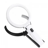 2x5x120mm   10 Ledli  Masaüstü Büyüteç - 7