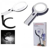 2x5x120mm   10 Ledli  Masaüstü Büyüteç - 5