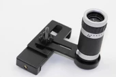 8x18 Zoom Teleskop Telefon Kamera Lensi Mini El Dürbünü - 4