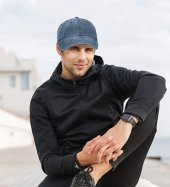 Perlotus Pamuklu Eskitme 3lü Şapka Kombini Bordo Siyah Lacivert - 8