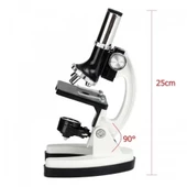 Mikroskop Taşınabilir Set 28 Parça Eğitim Mikroskop Kiti 300x 600x Ve 1200x Çocuklara - 5
