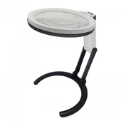 2x5x120mm 10 Ledli Masaüstü Büyüteç - 1