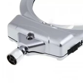 2.5x90 Mm 5x24 Mm Büyüteç, Mandallı Metal Hortumlu Masa Üstü Büyüteç thumbnail 7