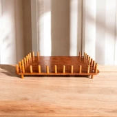 ED PET DİZAYN Marbella Köpek Yatağı Ceviz 70x100 cm. Şık Tasarım , Kontroplak ve Gürgen ağaç uyumu - 5