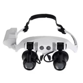 Kuyumcu,saat Onarım Için 10x15x20x25x Mercekli Gözlük Büyüteç9892g3a - 7