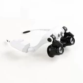 Kuyumcu,saat Onarım Için 10x15x20x25x Mercekli Gözlük Büyüteç9892g3a - 4