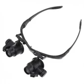 Gözlük Modeli 10x 15x 20x 25x Lens,2led Işıklı,büyüteç thumbnail 4