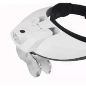 5 Mercekli Çok Fonksiyonlu, Başlık Tip Işıklı Büyüteçmg81001g thumbnail 6