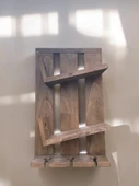 Ahşap Şaraplık ve Sunumluk İroko Ağacı - 1