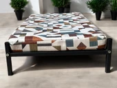 ED PET DİZAYN İronbed 30x50 cm Kedi Köpek Yatağı Siyah. Ergonomik Tasarım Minderi Ile Beraber - 2