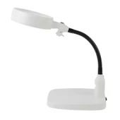Masaüstü 10x Led Işıklı Büyüteç Okuma El Sanatları Onarım Büyüteç 7765 - 1