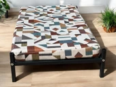 ED PET DİZAYN İronbed 30x50 cm Kedi Köpek Yatağı Siyah. Ergonomik Tasarım Minderi Ile Beraber - 1