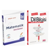 Birey Yayınları Matematik B Serisi Orta Düzey ve AKM Dil Bilgisi Soru Bankası Seti 2 Kitap - 1