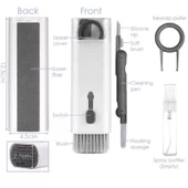 Çok Fonksıyonlu 7 In 1 Aırpods Klavye Ekran Kulaklık Temızleme Kıtı thumbnail 5