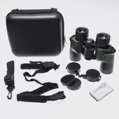 7x30 Profesyonel Su Geçirmez El Dürbünü 1000m/137m Yeşil thumbnail 1