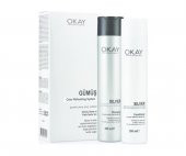 Okay Professional Color Refreshing System Gümüş Şampuan&Krem Set 300 Ml*2 - 1