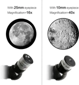 400x70mm Açıklıklı Refrakter Teleskoplar (15x150x), Telefon Adaptörlü Reflex thumbnail 5