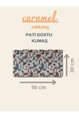 ED PET DİZAYN Pd Taht Rahat Kedi Köpek Yatağı 30x50 Beyaz Yıkanabilir Duck Kumaş Minderi Ile Beraber - 5