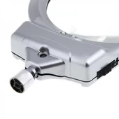 2.5x130 Mm 5x24 Mm Led Aydınlatmalı Büyüteç,masa Üstü Metal Hortum Mandallımg15124c thumbnail 5