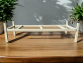 ED PET DİZAYN İronbed 30x50 Kedi Köpek Yatağı Beyaz. Ergonomik Tasarım Minderi Ile Beraber - 4