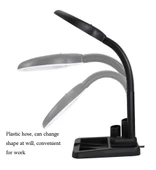 Esnek 5x /10x,40 Led Işıklı Büyüteç ,lamba  Büyüteç Okuma, Çalışma Lehim Masa Lambası A808 thumbnail 5