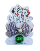 Kedi & Küçük Irk Köpek Çıngıraklı Papyon Boyun Tasması - 5