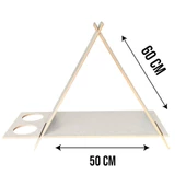 ED PET DİZAYN PRAMİT KEDİ KÖPEK EVİ. ŞIK TASARIM 30x50 CM COTON VİZÖR RENK. MİNDERSİZ YENİ MODEL - 1