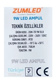 Zumled 9W Beyaz LED Ampul Royaleks-201 - 2