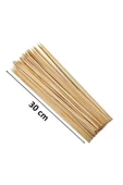 Ahşap Çöp Şiş Çubuğu 30 Cm - 50 Adet - 1