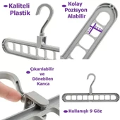 Sihirbaz Askı Dolap İçi Düzenleyici Askı Sihirbazı, Dolap Askı Düzenleyici - 5