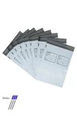 Cepli Küçük Boy Kargo Poşeti 24x30+5 cm - 200 Adet (40+40=80 Mikron) - 1