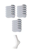 Beyaz Erkek Görünmez Çorap 15 çift thumbnail 1