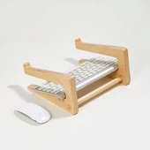 Ahşap Laptop Standı Notebook Yükseltici 13" 14" 15" 16" 17" Tüm laptoplar ile uyumlu - 3