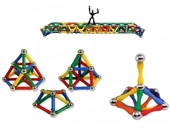 Magnastix 111 Parça Manyetik Lego Seti - 3